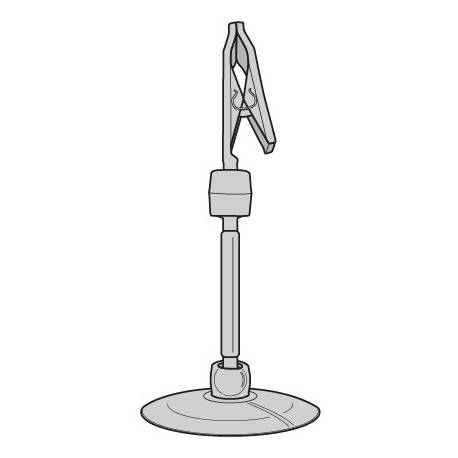 Pinza Portaprecios con ventosa altura 120mm