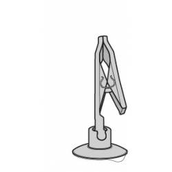 Pinza Portaprecios adhesiva