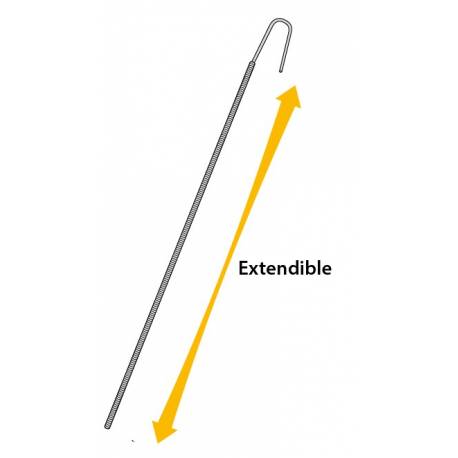 Varilla extensible de muelle