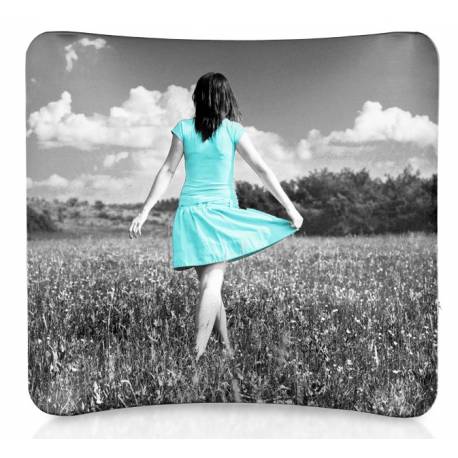 Display para textil curvo 250x230 cm