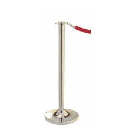 Poste cromado para cordón