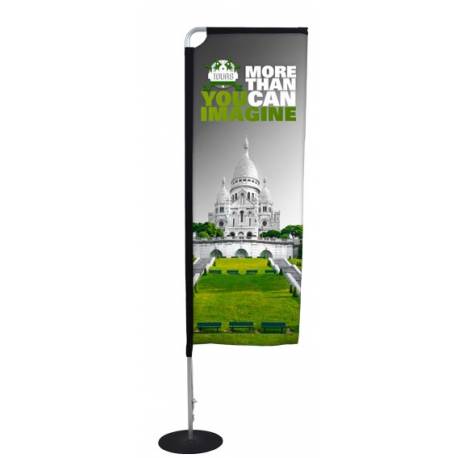 Flying banner de interior cuadrado