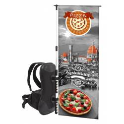 Mochila con Bandera publicitaria