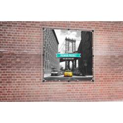 Kit para lona de fachada 2x2 metros