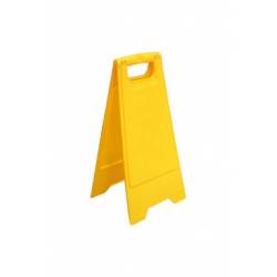 Caballete de peligro sin rotular plegable.