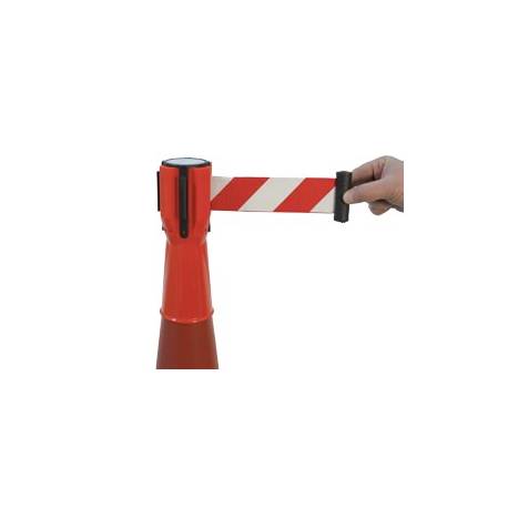 Casete de cinta Retractil para conos de seguridad