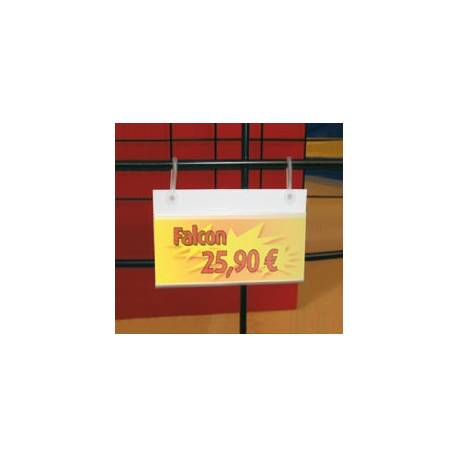 Porta precios para traseras de rejilla