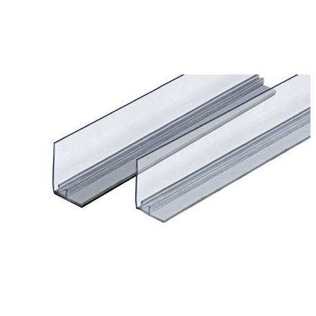 Rail magnetico con frente para divisor de estantería