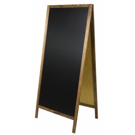 CABALLETE Pizarra con patas de 160x72 cm con marcos de 4 cm de ancho