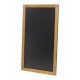 Pizarra para colgar de 47 x 81 cm para usar en horizontal o vertical.