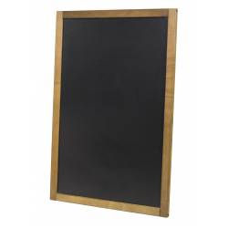 Pizarra para colgar de 60 x 87 cm para usar en horizontal o vertical.