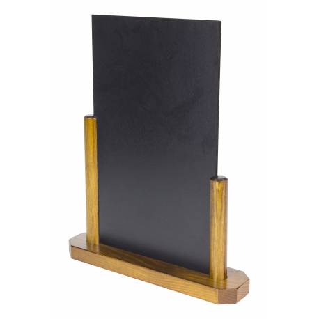 Pizarra de sobremesa doble cara tamaño DIN A5 15x21 cm