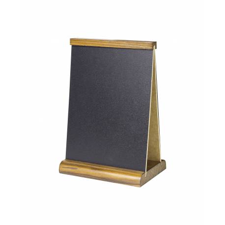 Pizarra caballete de sobremesa doble cara tamaño DIN A5.