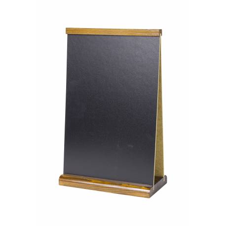 Pizarra caballete de sobremesa tamaño DIN A4.