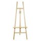 Caballete de madera para lienzo de 122 cm vista frontal
