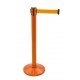 Poste de cinta extensible naranja
