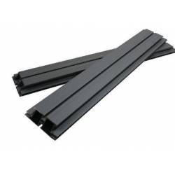 PERFIL PARA TEXTIL 100 mm NEGRO