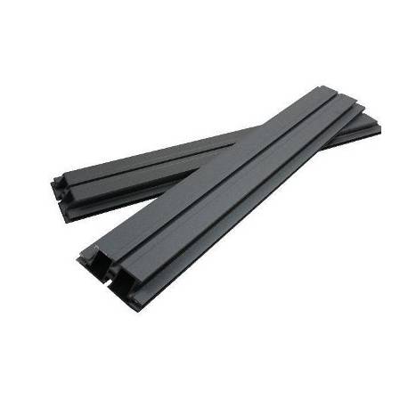 PERFIL PARA TEXTIL 100 mm NEGRO