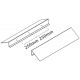 Panelfix Wing Steel 80 cm COLOCACION DE LOS TALADROS