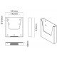 Portafolletos para DIN A4 para pared medidas