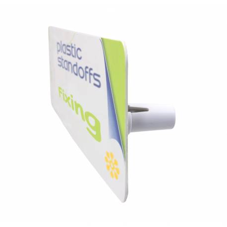 Embellecedor / metopa para cartel de pared en plástico