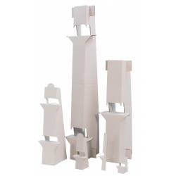 Pie de cartón para displays