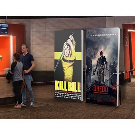 Soporte para cartel de 85x194 cm