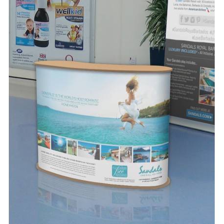 Mostrador curvo Doiras XXL