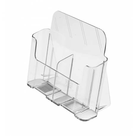 Portafolletos doble para 10x21 cm