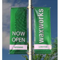 Soporte de banderola para farola con 2 juegos se pueden montar dobles