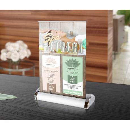 ROLLUP DE SOBREMESA PARA CARTEL DIN A3